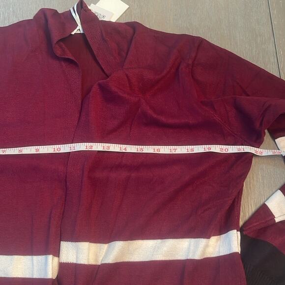 🆕Grace Karin women open front knit striped cardigan sweater lightweight Size XL - Picture 11 of 12